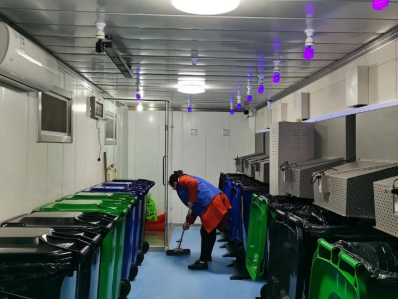 貓先生智能垃圾房，社區垃圾分類站，小區垃圾集中投放點生產廠家