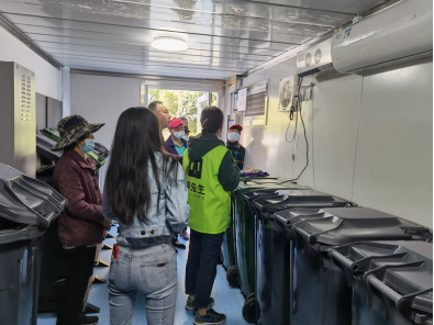 貓先生智能垃圾分類房，社區垃圾分類收集點，生活垃圾投放房生產廠家