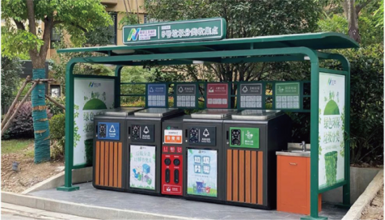貓先生智能垃圾分類亭價格，定時定點垃圾收集點 ，垃圾亭生產廠家