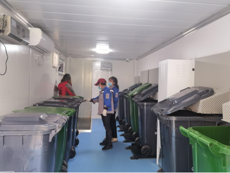 智能垃圾分類房,再生資源回收站廠家,貓先生垃圾分類，垃圾收集房