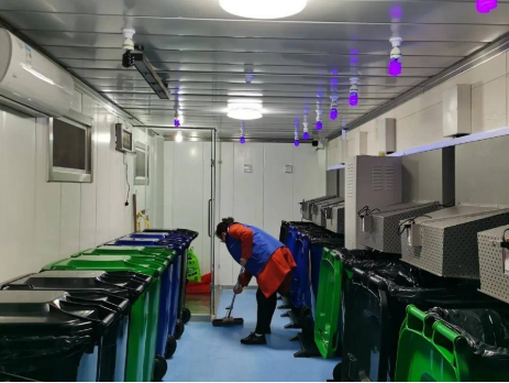 江蘇智能分類垃圾房，清潔小屋，垃圾分類收集站生產廠家