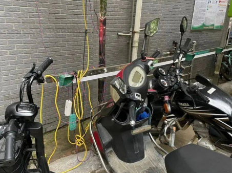 電動自行車充電樁，智能無線充電，電單車充電樁廠家